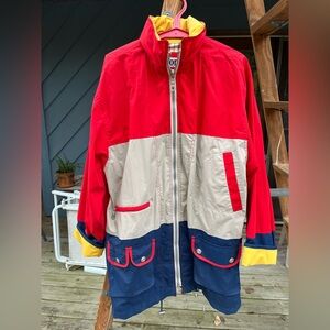 Avon Style multi color lightweight raincoat